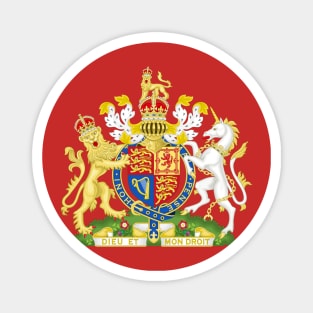 Royal Coat of Arms of the United Kingdom (Tudor crown) Magnet